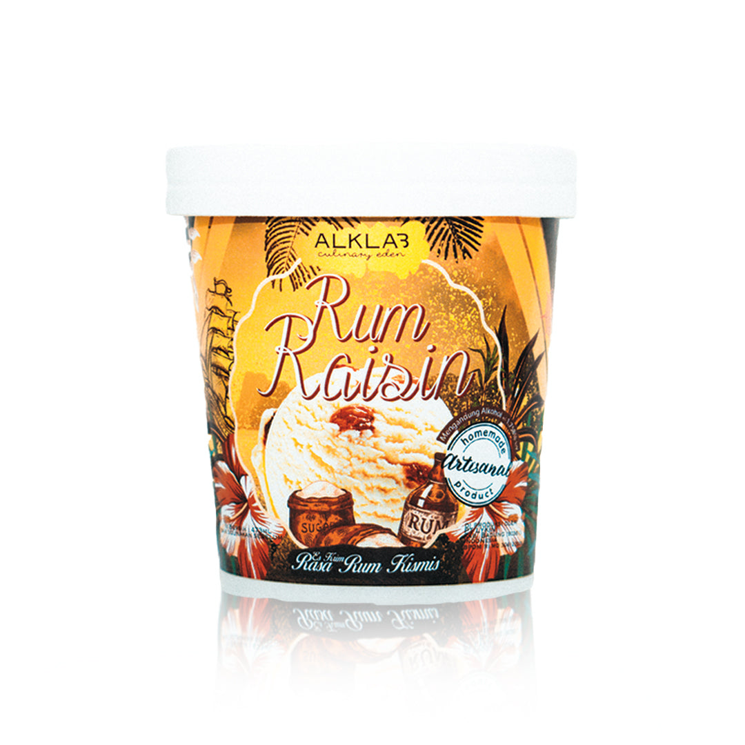 Icelab Bali 16oz Rum Raisin Gelato