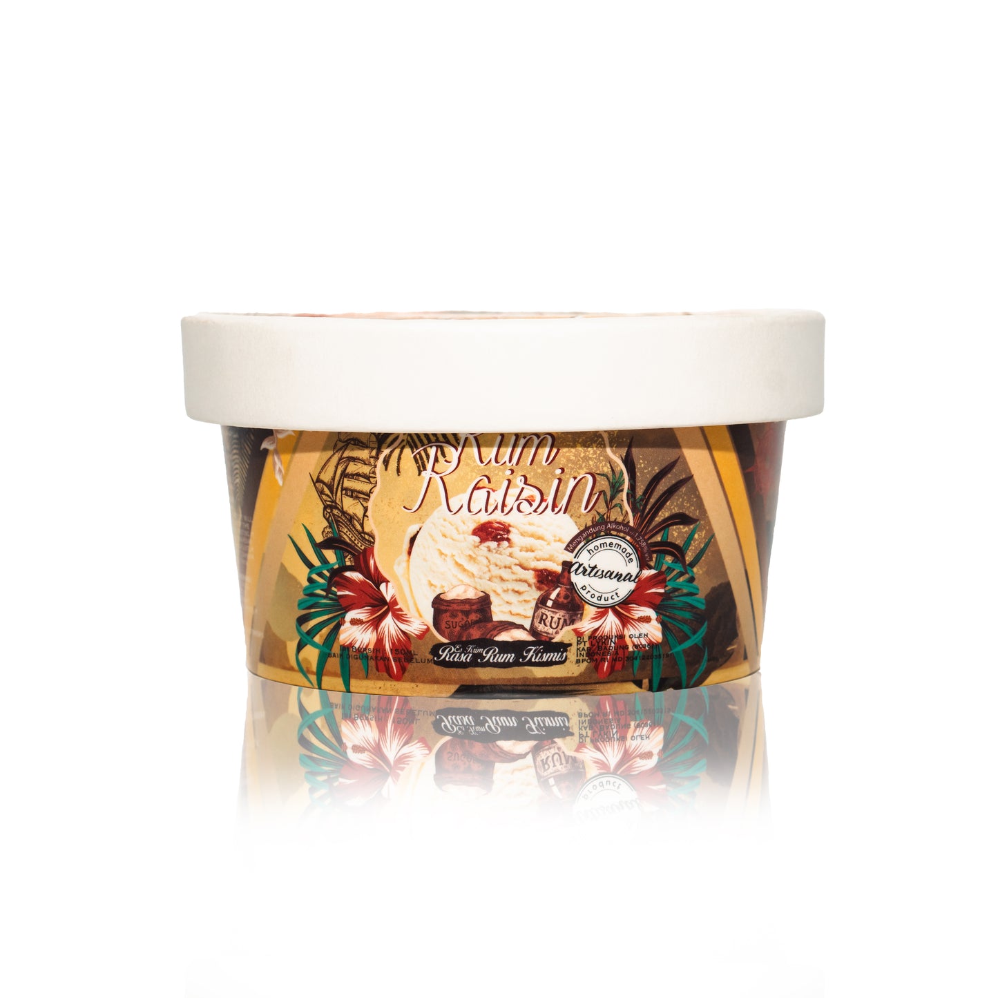 Icelab Bali 5oz Rum Raisin Gelato