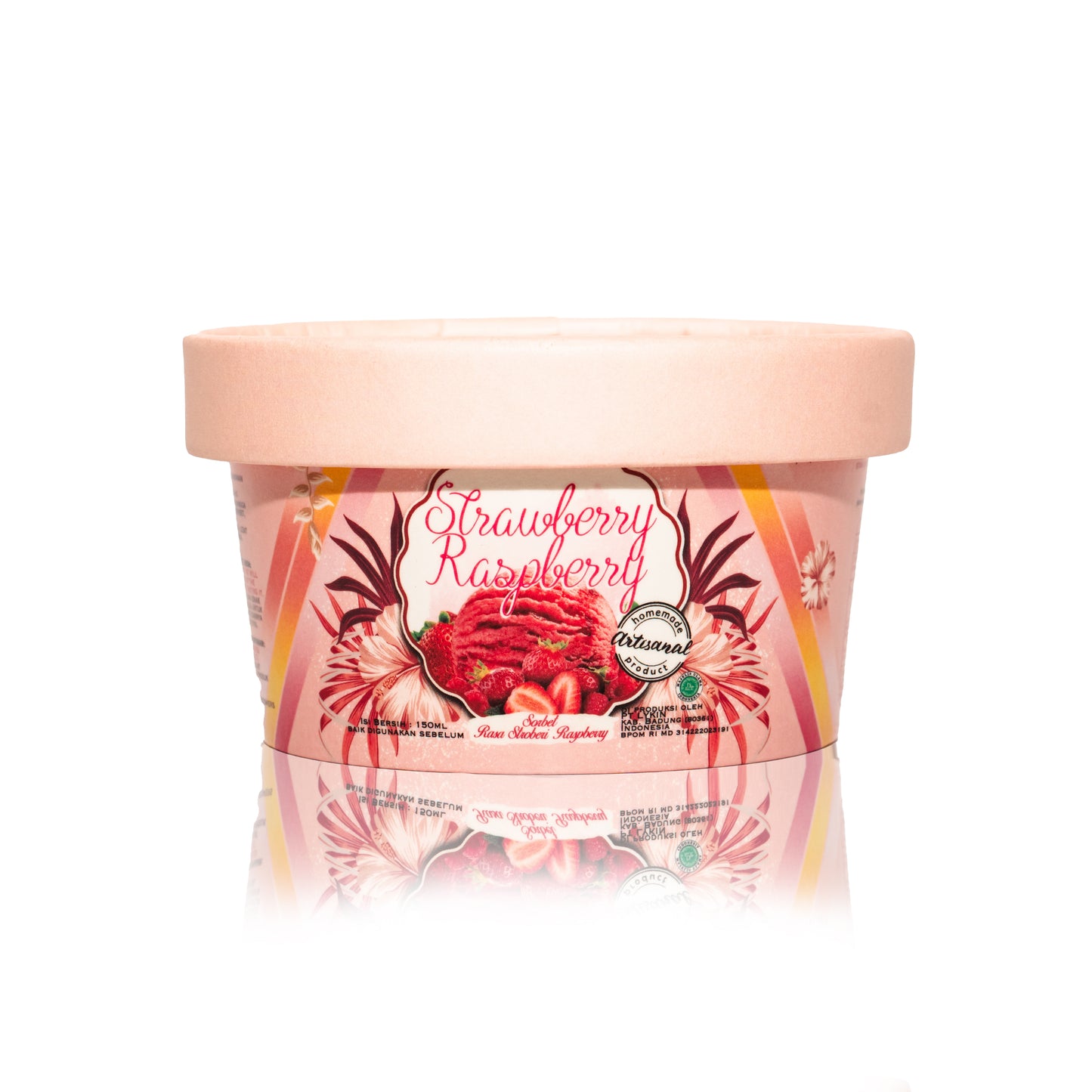 Icelab Bali 5oz Strawberry Raspberry Gelato
