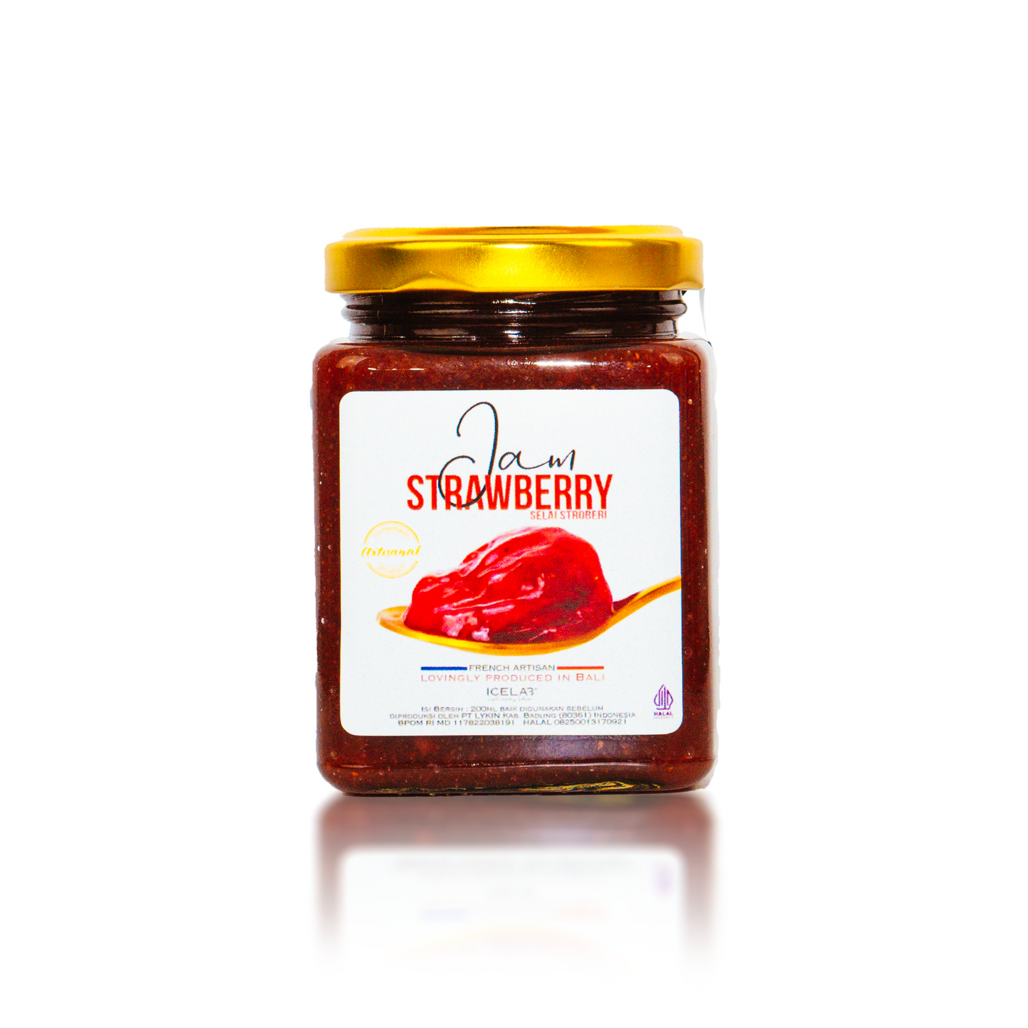 ICELAB STRAWBERRY JAM - NATURAL ARTISANAL SPREADABLE FRUIT