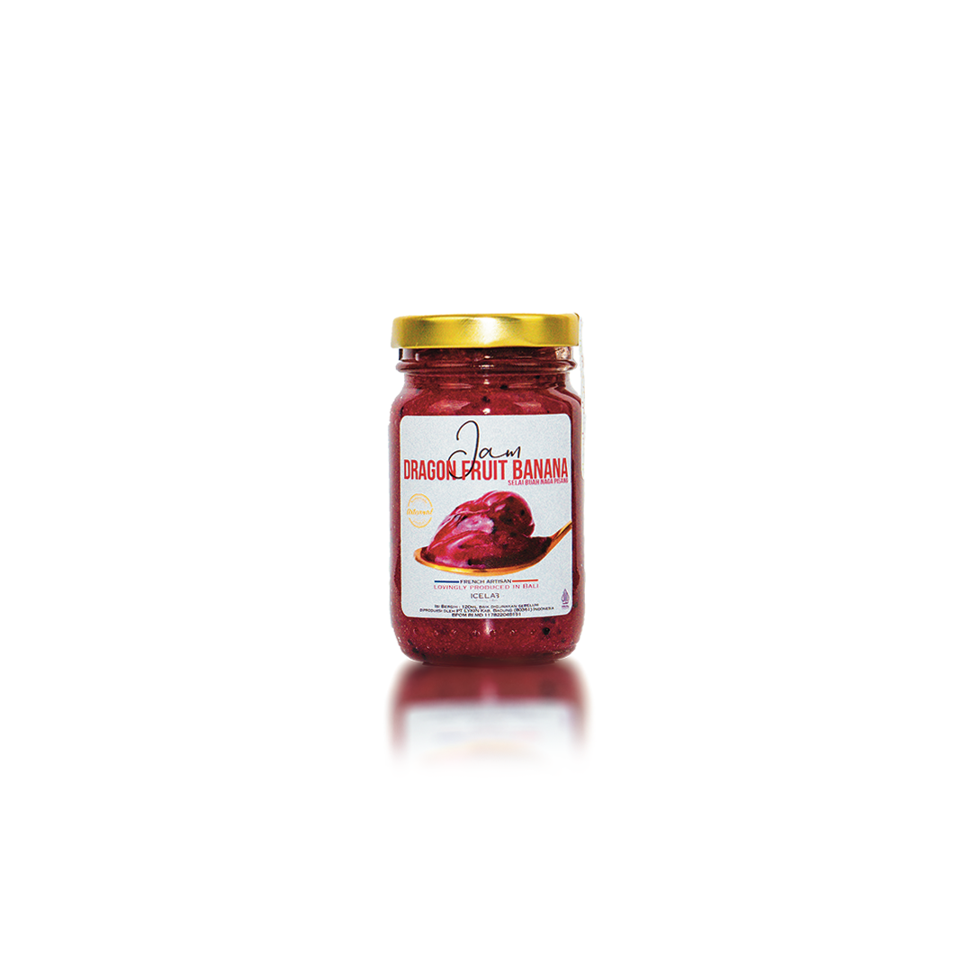 ICELAB DRAGON FRUIT BANANA JAM - NATURAL ARTISANAL SPREADABLE FRUIT