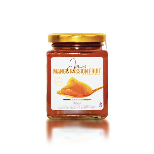 Mango Passion Fruit Jam in jar